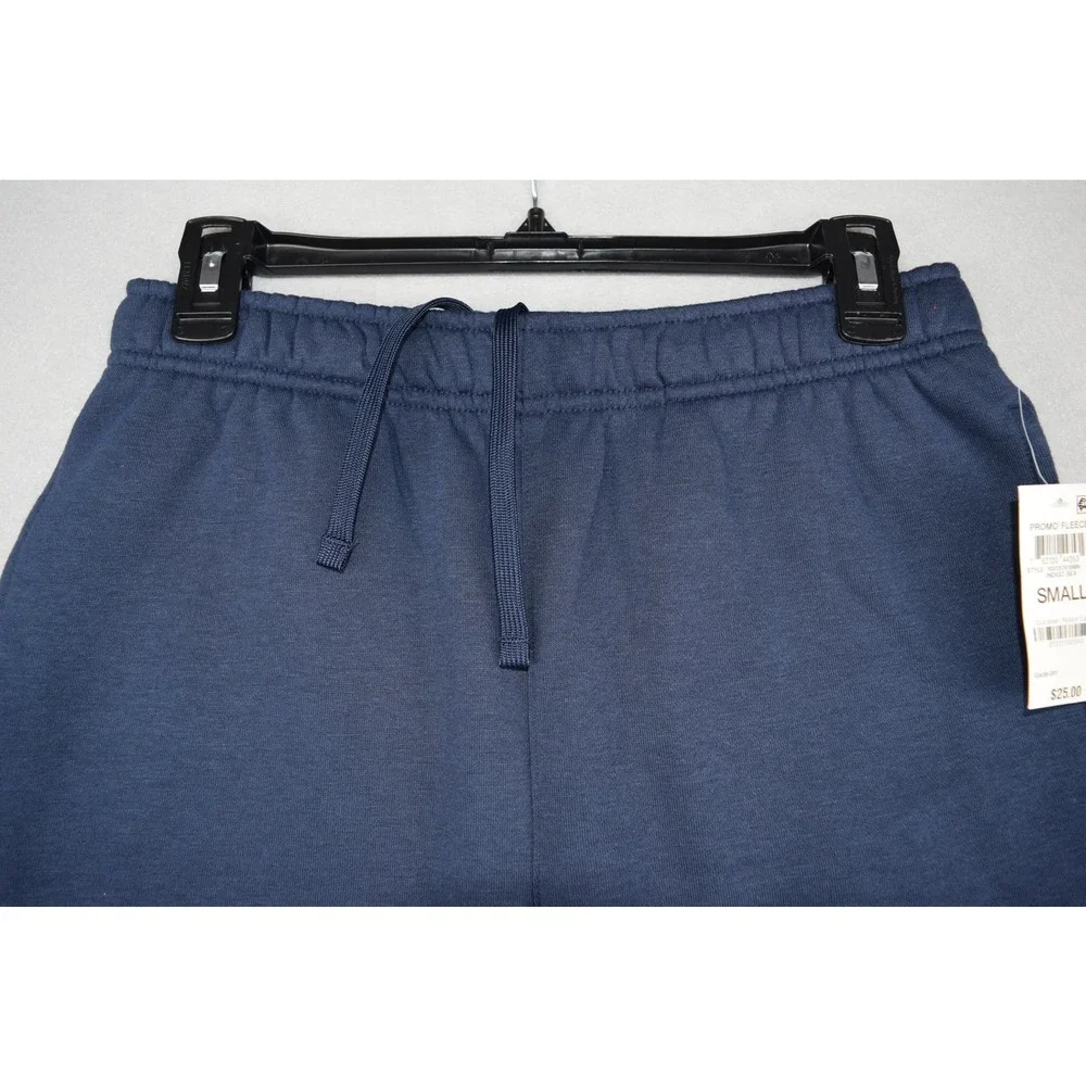 ID Ideology Men's Small Fleece Shorts 2-Pocket Drawstring Waist Deep Indigo Sea - Picture 3 of 8